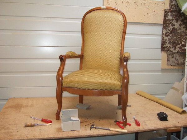 Réfection fauteuil Voltaire
