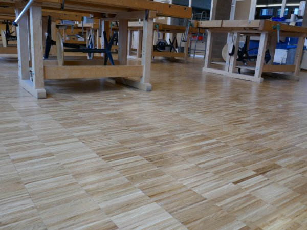 Parquet lamelles de chant